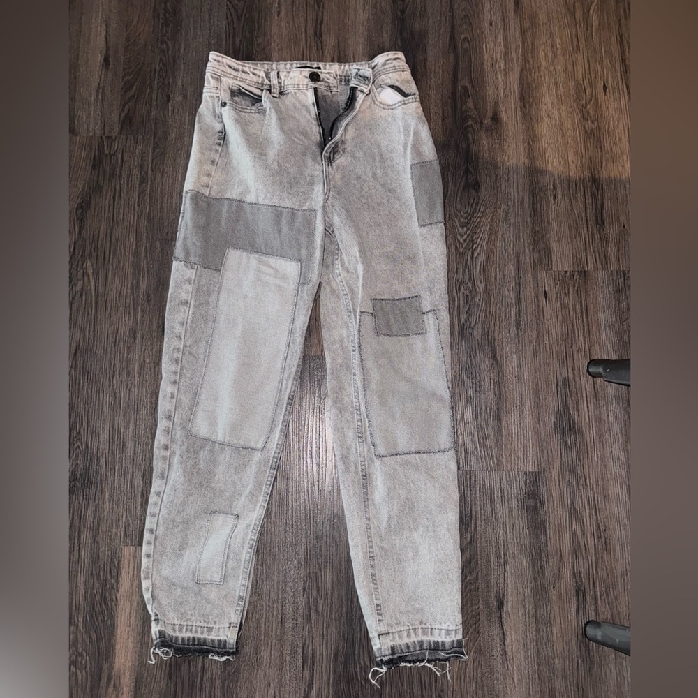 Nasty Gal Light Gray Jeans